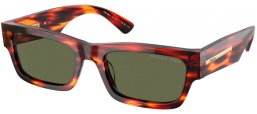 Sunglasses - Prada - SPR A03S - 13O03R  HAVANA RED // GREEN POLARIZED