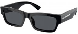 Sunglasses - Prada - SPR A03S - 16K07T  BLACK // BLUE VINTAGE