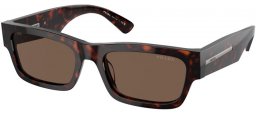 Sunglasses - Prada - SPR A03S - 17N08T  HAVANA // BROWN
