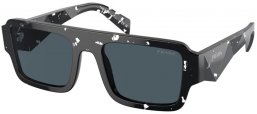 Sunglasses - Prada - SPR A05S - 15O70B  BLACK CRYSTAL TORTOISE // DARK GREY