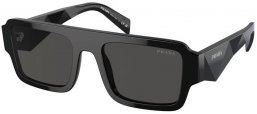 Sunglasses - Prada - SPR A05S - 16K08Z  BLACK // DARK GREY