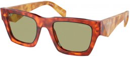 Sunglasses - Prada - SPR A06S - 11P60C  COGNAC TORTOISE // GREEN