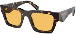 Sunglasses - Prada - SPR A06S - 16O10C  BLACK MALT TORTOISE // YELLOW