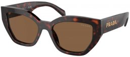 Gafas de Sol - Prada - SPR A09S - 16N5Y1  HEATHER TORTOISE // DARK BROWN POLARIZED