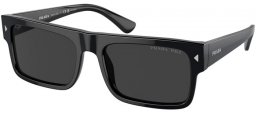 Gafas de Sol - Prada - SPR A10S - 16K08G  BLACK // BLACK POLARIZED