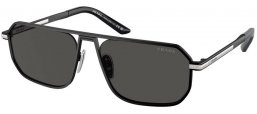 Gafas de Sol - Prada - SPR A53S - 1BO5S0  MATTE BLACK // DARK GREY