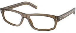 Monturas - Prada - VPR B02V - 18T1O1  TRANSPARENT BROWN
