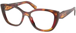 Monturas - Prada - VPR B04V - 22A1O1  TORTOISE POPPY BORDEAUX
