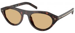 Gafas de Sol - Prada - SPR B15S - 17N70R  TORTOISE ROOT // LIGHT BROWN