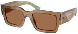 Gafas de Sol - Prada - SPR B17S - 29E90F  TRANSPARENT TERRA // BROWN