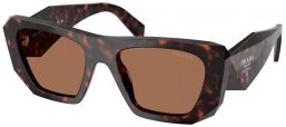 Gafas de Sol - Prada - SPR B18S - 17N06B  TORTOISE ROOT // DARK BROWN