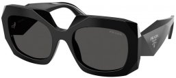 Gafas de Sol - Prada - SPR B23S - 16K08Z  BLACK // DARK GREY