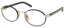 Monturas - Prada - VPR B55V - AAV1O1  BLACK PALE GOLD