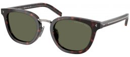 Gafas de Sol - Prada - SPR C01SD - 17N03R  ROOT HAVANA // GREEN POLARIZED
