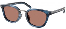 Gafas de Sol - Prada - SPR C01SD - 26F05D  STRIPED BLUE // BROWN