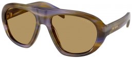 Gafas de Sol - Prada - SPR C05S - 23G70G  STRIPED LAGOON // OLIVE GREEN