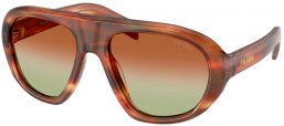 Gafas de Sol - Prada - SPR C05S - 24G70T  STRIPED OAK // BROWN GRADIENT PINK