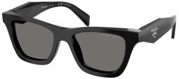 Gafas de Sol - Prada - SPR C07S - 16K90T  BLACK // DARK GREY POLARIZED