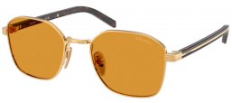 Gafas de Sol - Prada - SPR C50S - 5AK50P  GOLD // DARK HONEY