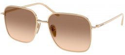 Gafas de Sol - Prada - SPR C54SD - ZVN50T  PALE GOLD // LIGHT GREY GRADIENT LIGHT BROWN