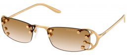 Gafas de Sol - Prada - SPR C57S - 29H30V  NOUVEAU PALE GOLD // BROWN GRADIENT TRANSPARENT