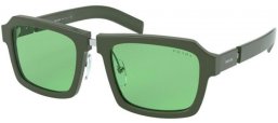 Sunglasses - Prada - SPR 09XS  - 5401G2 GREEN // GREEN