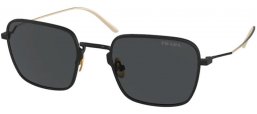 Sunglasses - Prada - SPR 54WS - 04Q5S0 MATTE BLACK // DARK GREY
