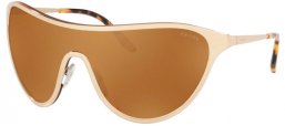 Gafas de Sol - Prada - SPR 72VS CATWALK - ZVN711 PALE GOLD // BROWN MIRROR GOLD