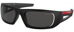 Sunglasses - Prada Linea Rossa - SPS 02YS - 1BO06F  MATTE BLACK // DARK GREY