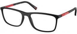 Lunettes de vue - Prada Linea Rossa - VPS 03QV - DG01O1  RUBBER BLACK