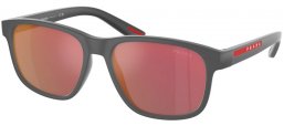 Sunglasses - Prada Linea Rossa - SPS 06YS - UFK10A  RUBBER GREY // DRAK GREY MIRROR RED TUNING
