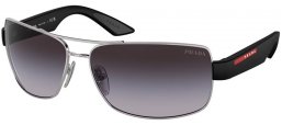 Sunglasses - Prada Linea Rossa - SPS 50ZS - 1BC09U  SILVER // GREY GRADIENT