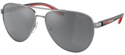 Gafas de Sol - Prada Linea Rossa - SPS 52YS - 5AV07G  GUNMETAL // GREY MIRROR BLACK