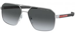 Gafas de Sol - Prada Linea Rossa - SPS 55WS - 1BC06G SILVER // GREY GRADIENT POLARIZED