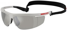 Lunettes de soleil - Prada Linea Rossa - SPS A02S - 14Z05A  GREY // LIGHT GREY MIRROR SILVER