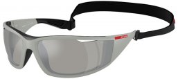 Lunettes de soleil - Prada Linea Rossa - SPS A04S - 13Z05A  MATTE IRON GREY // LIGHT GREY MIRROR SILVER