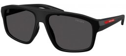 Gafas de Sol - Prada Linea Rossa - SPS B02S - 1BO06F  MATTE BLACK // DARK GREY