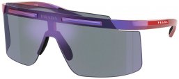 Gafas de Sol - Prada Linea Rossa - SPS B06S - 26H10J  MATTE METALLIC VIOLET // DARK BLUE MIRROR VIOLET