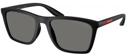 Gafas de Sol - Prada Linea Rossa - SPS B08S - 1BO02G  MATTE BLACK // DARK GREY POLARIZED