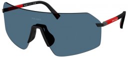 Gafas de Sol - Prada Linea Rossa - SPS B50S - 1BO06A  MATTE BLACK // DARK BLUE
