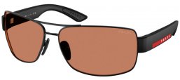 Gafas de Sol - Prada Linea Rossa - SPS B52S - 1BO20D  MATTE BLACK // BROWN