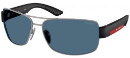 Gafas de Sol - Prada Linea Rossa - SPS B52S - 5AV06A  MATTE GUNMETAL // DARK BLUE