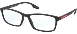 Lunettes de vue - Prada Linea Rossa - VPS 04MV  - 1BO1O1 MATTE BLACK