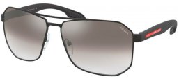 Gafas de Sol - Prada Linea Rossa - SPS 51VS - 1BO5O0 MATTE BLACK // GREY GRADIENT MIRROR SILVER