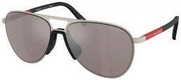 Gafas de Sol - Prada Linea Rossa - SPS 53ZS - 18X80I  MATTE CHAMPAGNE // PURPLE BROWN MIRROR SILVER
