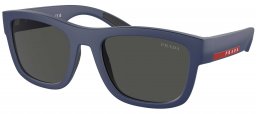 Gafas de Sol - Prada Linea Rossa - SPS 01ZS - TFY06F  RUBBER BLUE // DARK GREY