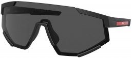 Gafas de Sol - Prada Linea Rossa - SPS 04WS - DG006F BLACK RUBBER // DARK GREY