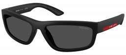Gafas de Sol - Prada Linea Rossa - SPS 05ZS - DG006F  RUBBER BLACK // DARK GREY