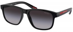 Gafas de Sol - Prada Linea Rossa - SPS 06YS - 1AB09U  BLACK // GREY GRADIENT