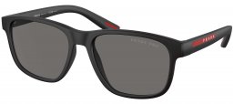 Gafas de Sol - Prada Linea Rossa - SPS 06YS - DG002G  RUBBER BLACK // DARK GREY POLARIZED